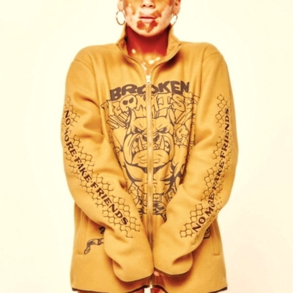 Broken Promises - Pay Attention to Me Jacket Sherpa - Picture 3 of 16